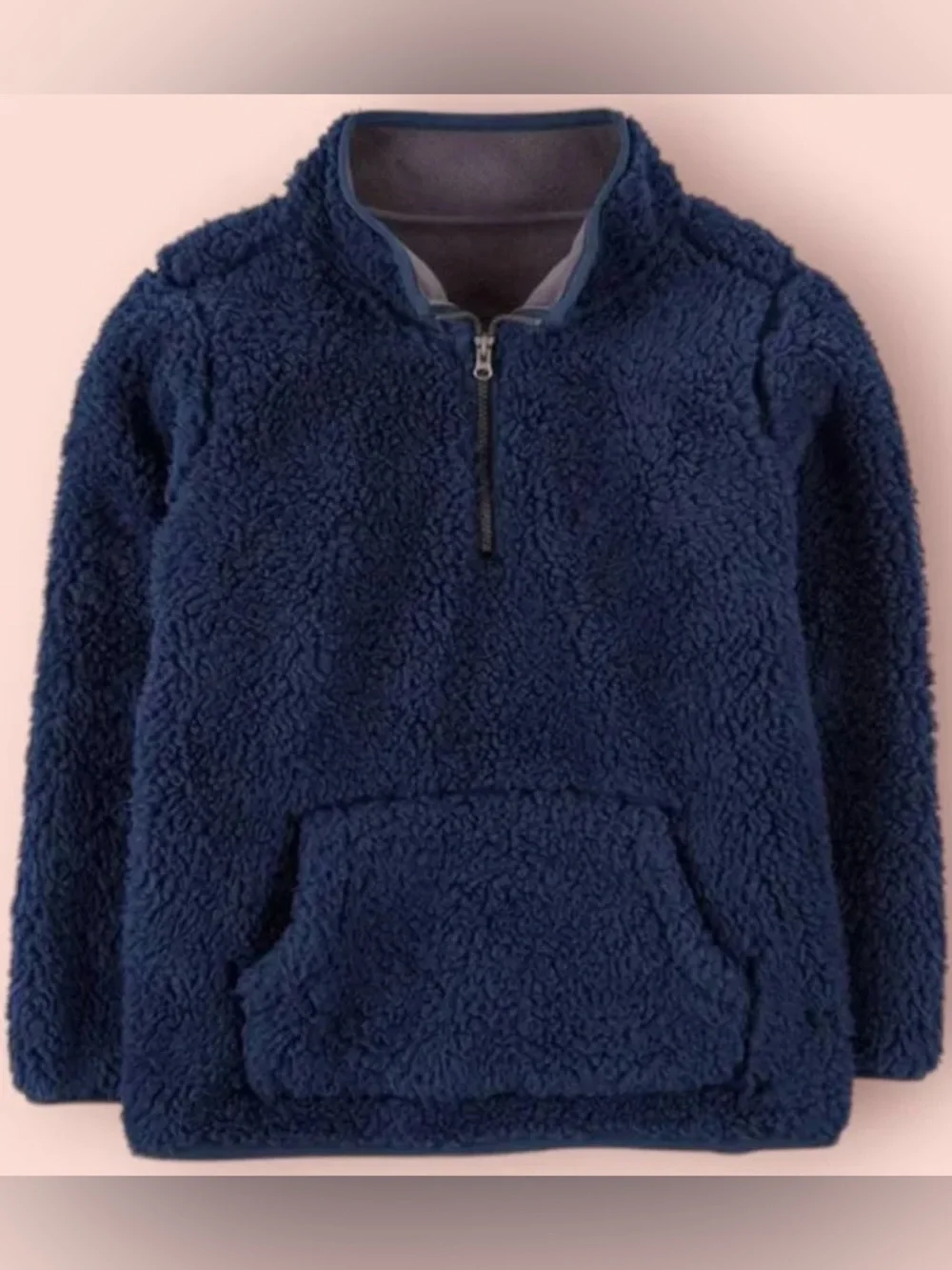 Lot of (2) Carter’s Boy’s Kid Quarter Zip Sherpa Pullover. Size 10/10A.